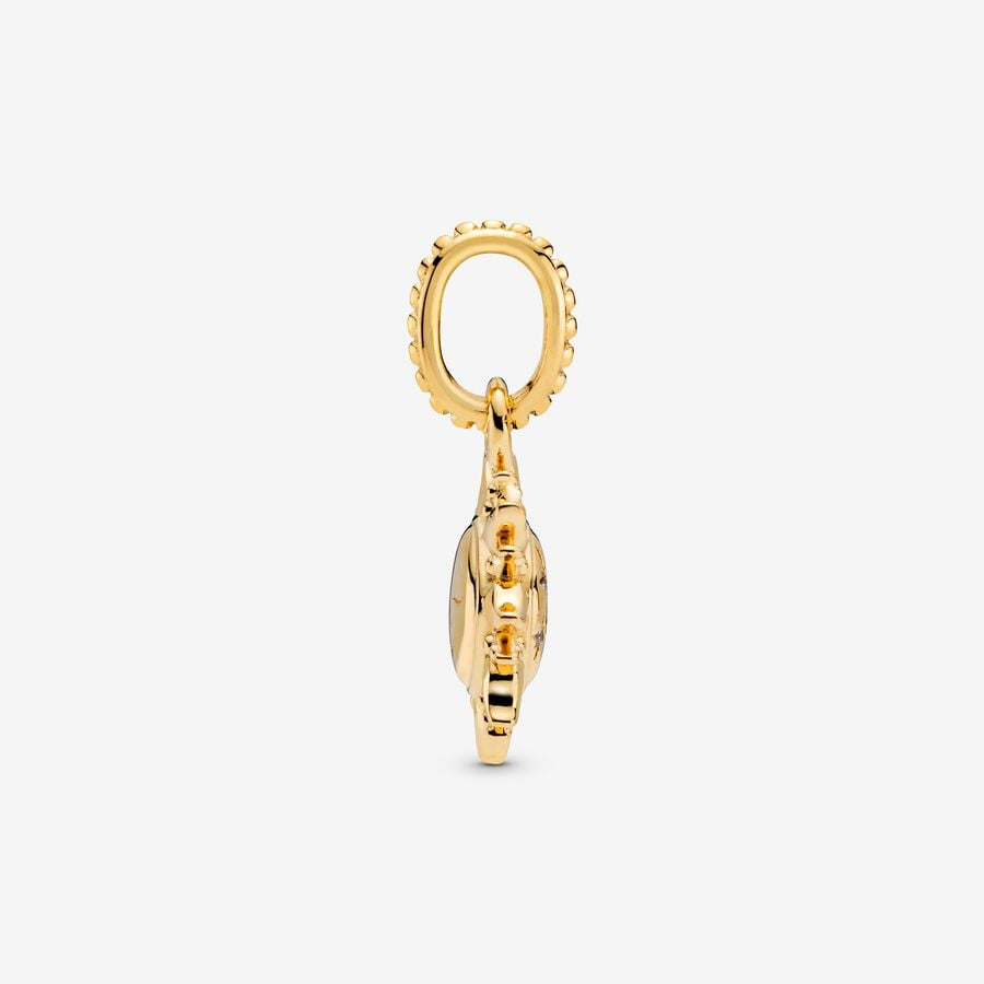 Sun Gold Plated Charm