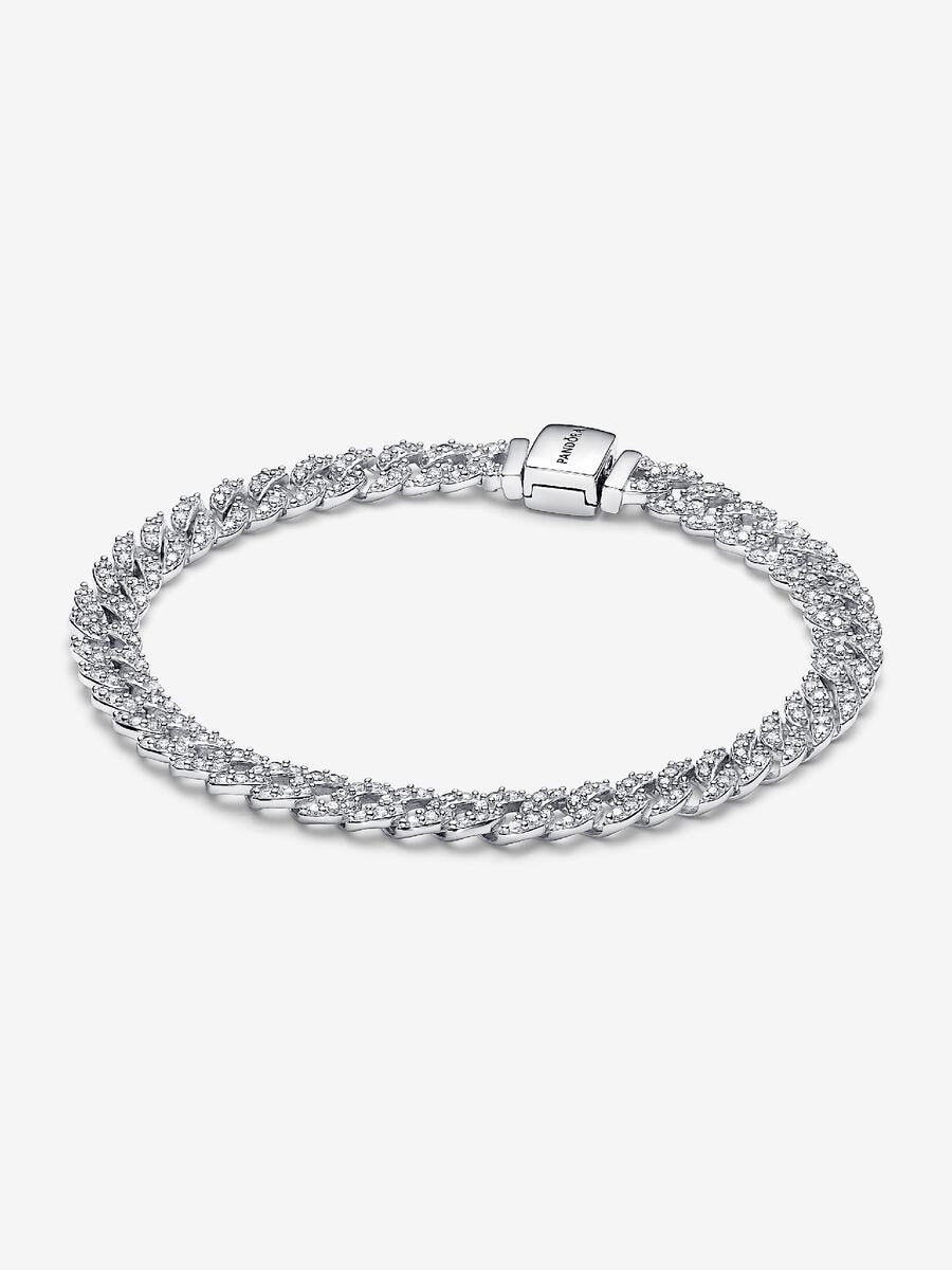 Timeless Pavé Cuban Chain Bracelet