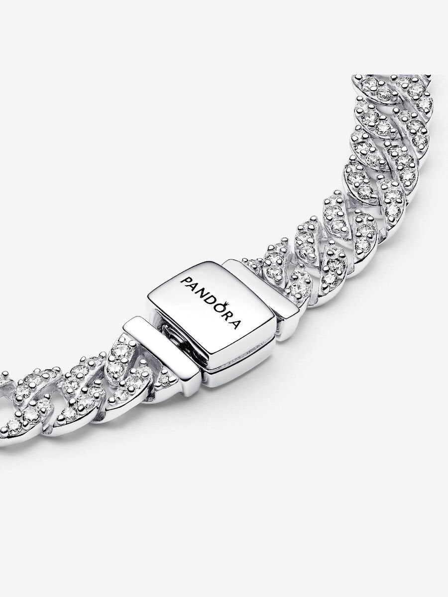 Timeless Pavé Cuban Chain Bracelet