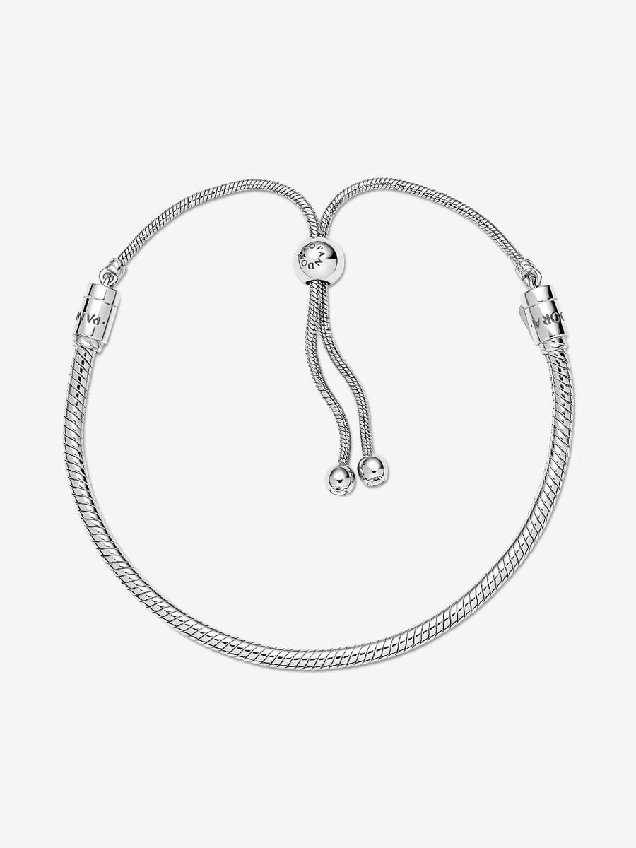 Moments Snake Chain Slider Bracelet