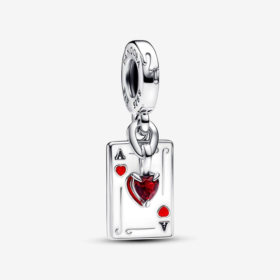 Villains Queen of Hearts Double Dangle Charm