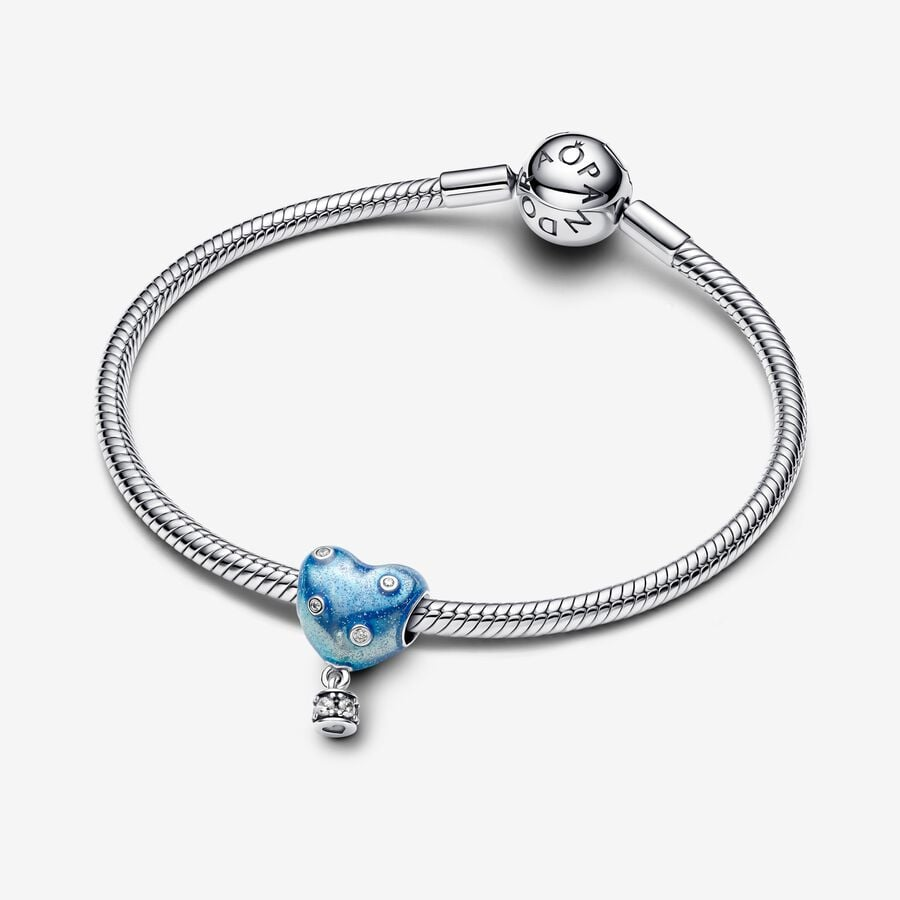 Dreams Come True Air Balloon Heart Charm