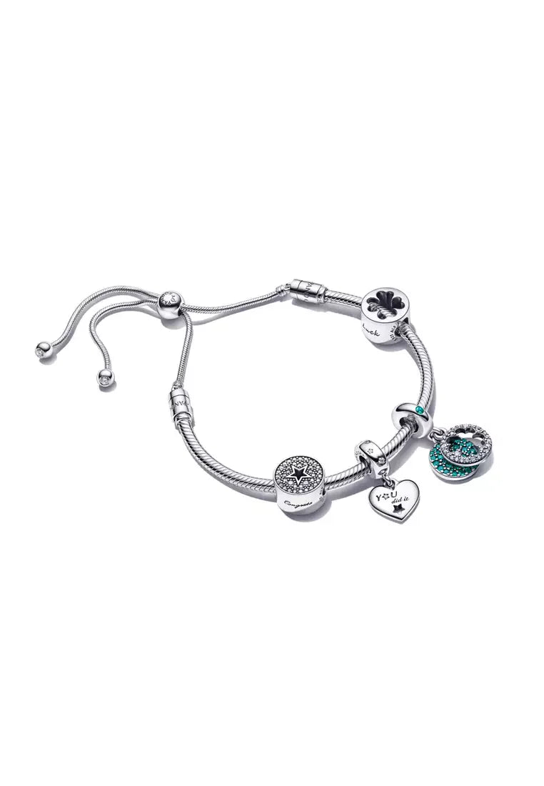 Moments Snake Chain Slider Bracelet