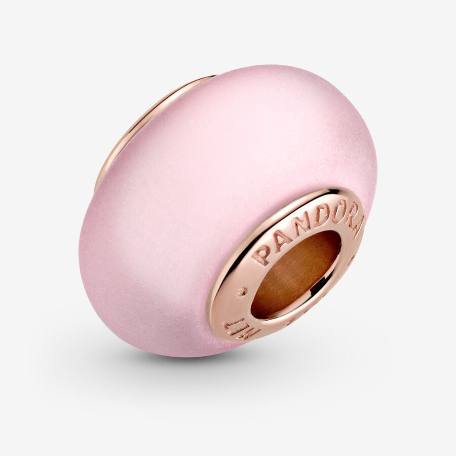 Pink Murano Glass Bead Charm