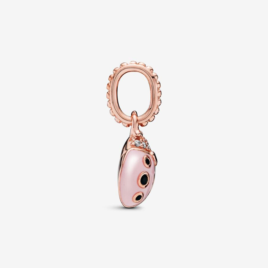 Pink Ladybird Charm