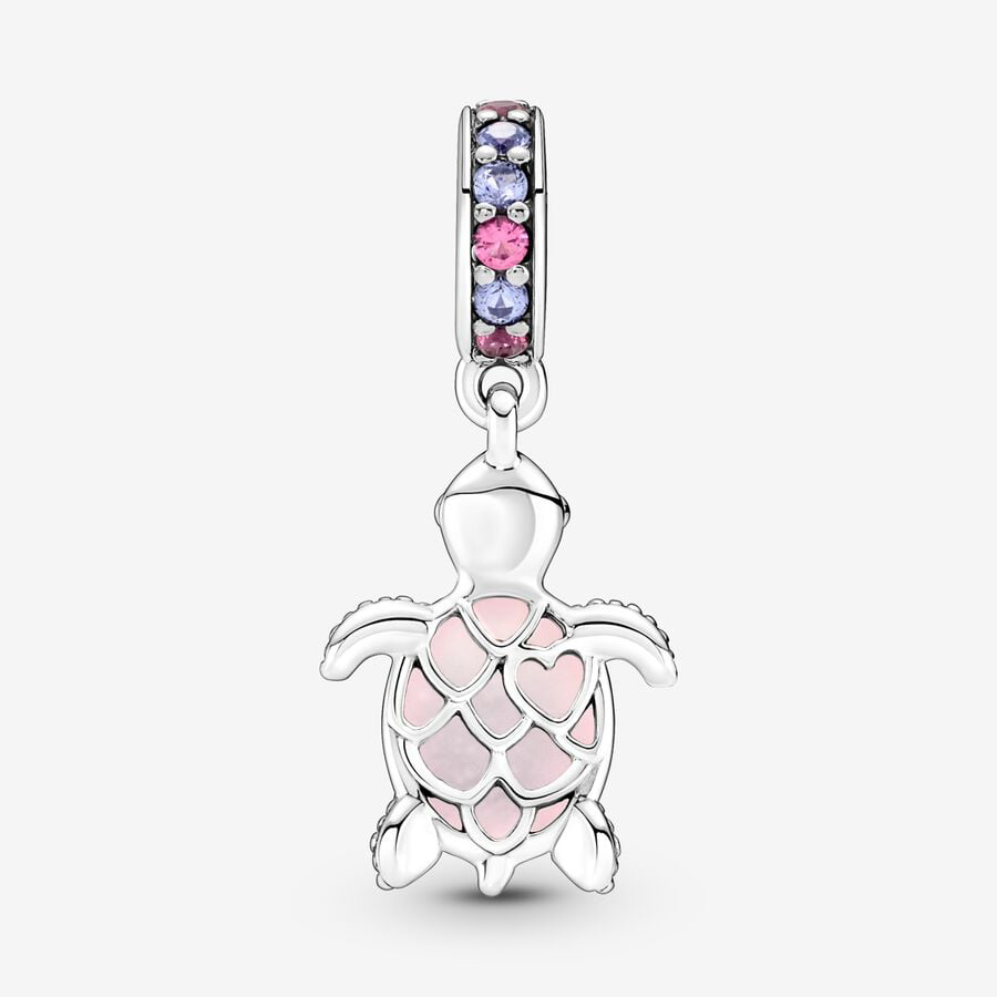 Pink Sea Turtle Charm