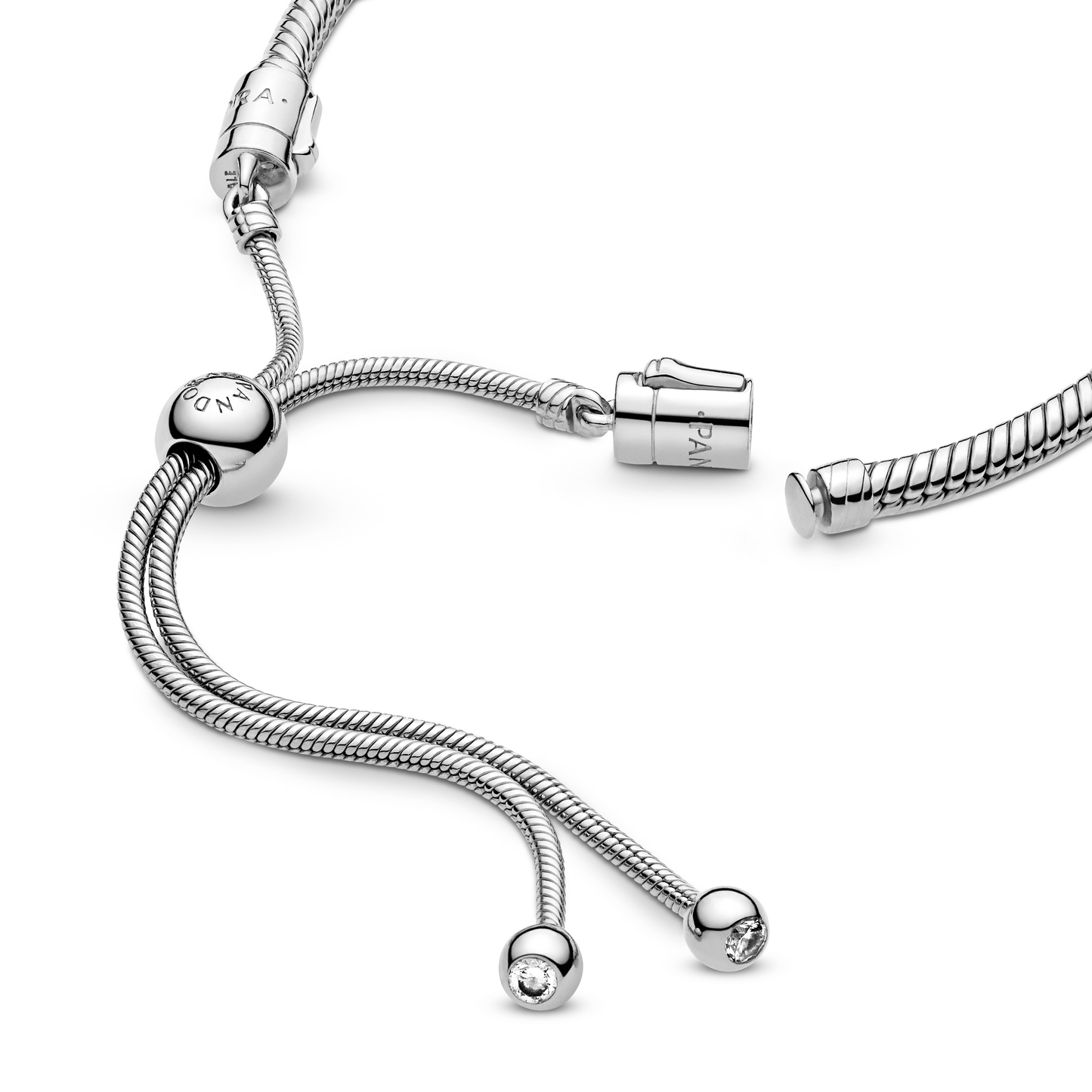 Moments Free Size Snake Chain Slider Bracelet