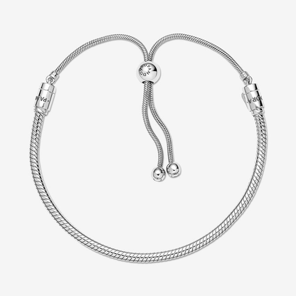 Moments Free Size Snake Chain Slider Bracelet