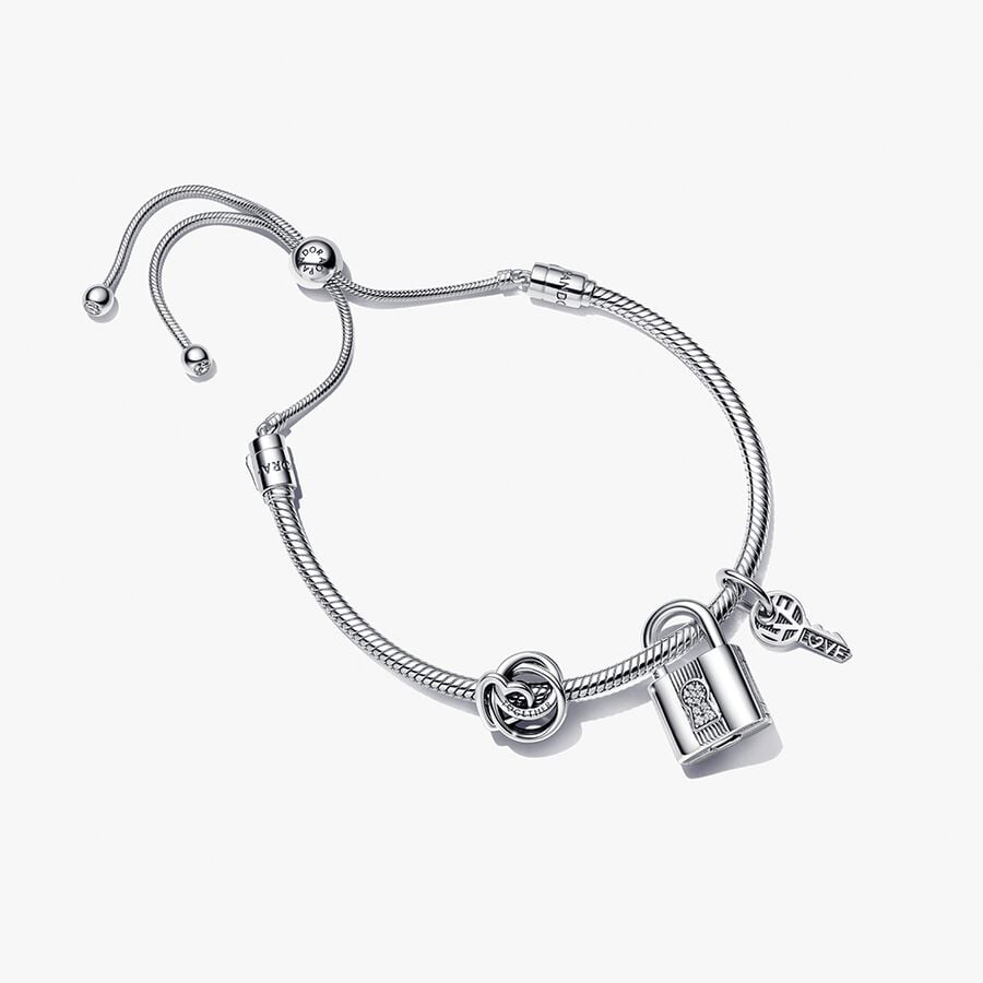 Moments Free Size Snake Chain Slider Bracelet