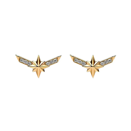 Captain Marvel Stud Earrings