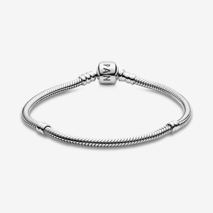 Moments Cylinder Clasp Snake Chain Bracelet