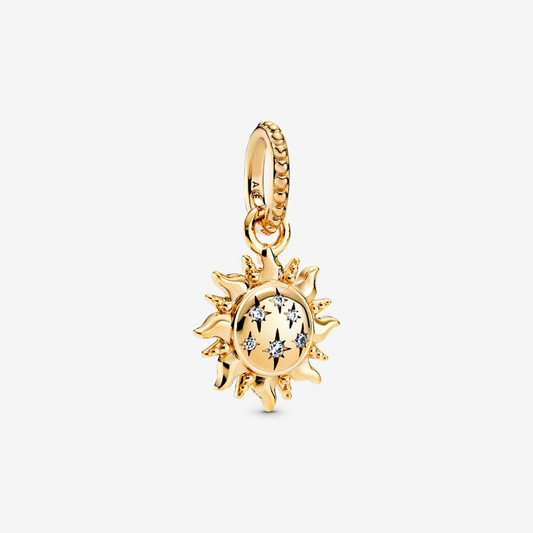 Sun Gold Plated Charm