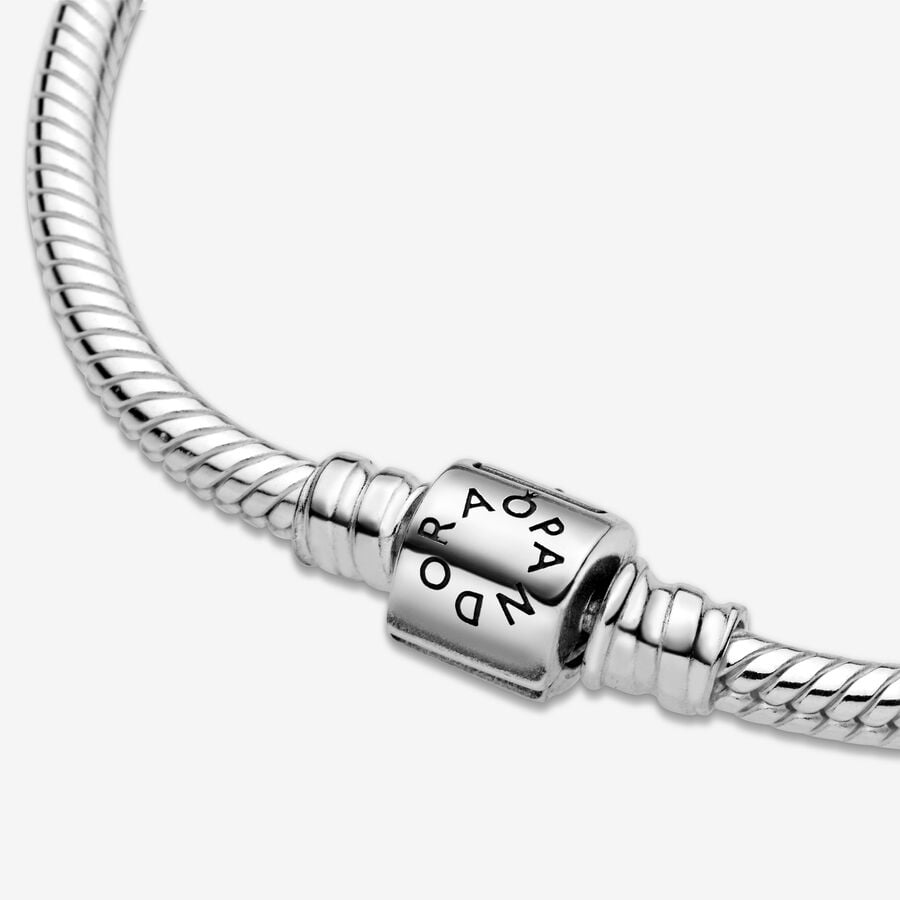 Moments Barrel Clasp Snake Chain Bracelet