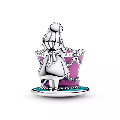 Alice and Cheshire Cat Charm