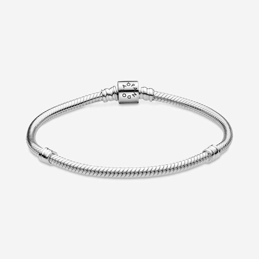 Moments Barrel Clasp Snake Chain Bracelet