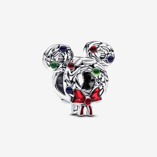 Mickey Mouse Christmas Wreath Charm