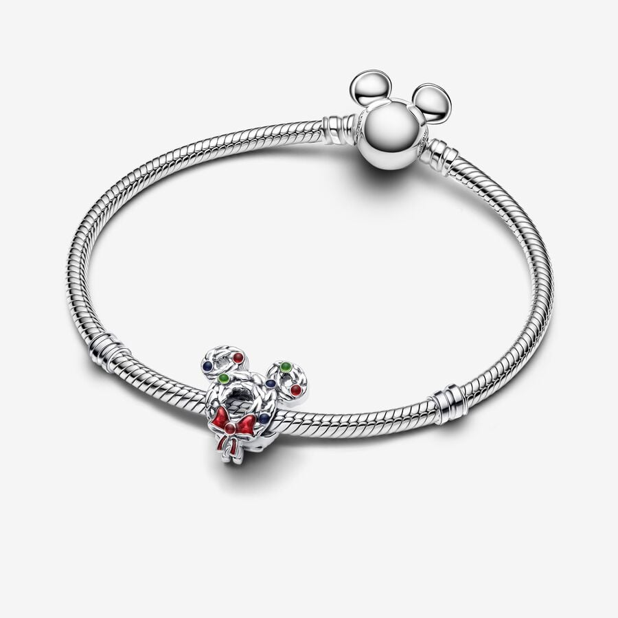 Mickey Mouse Christmas Wreath Charm