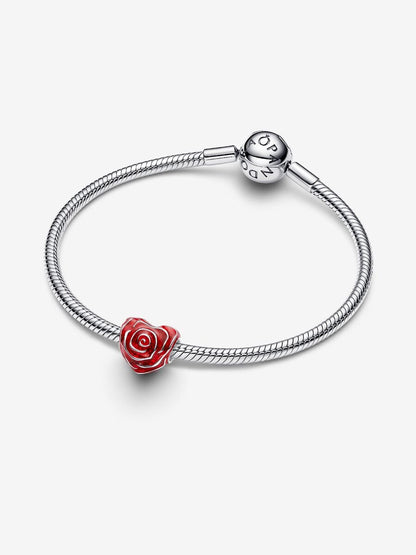 Rose Heart Charm
