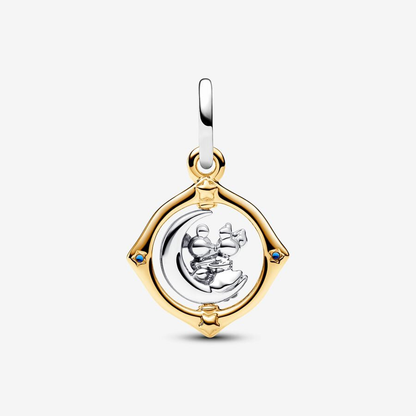 Mickey Mouse & Minnie Mouse Spinning Moon Charm