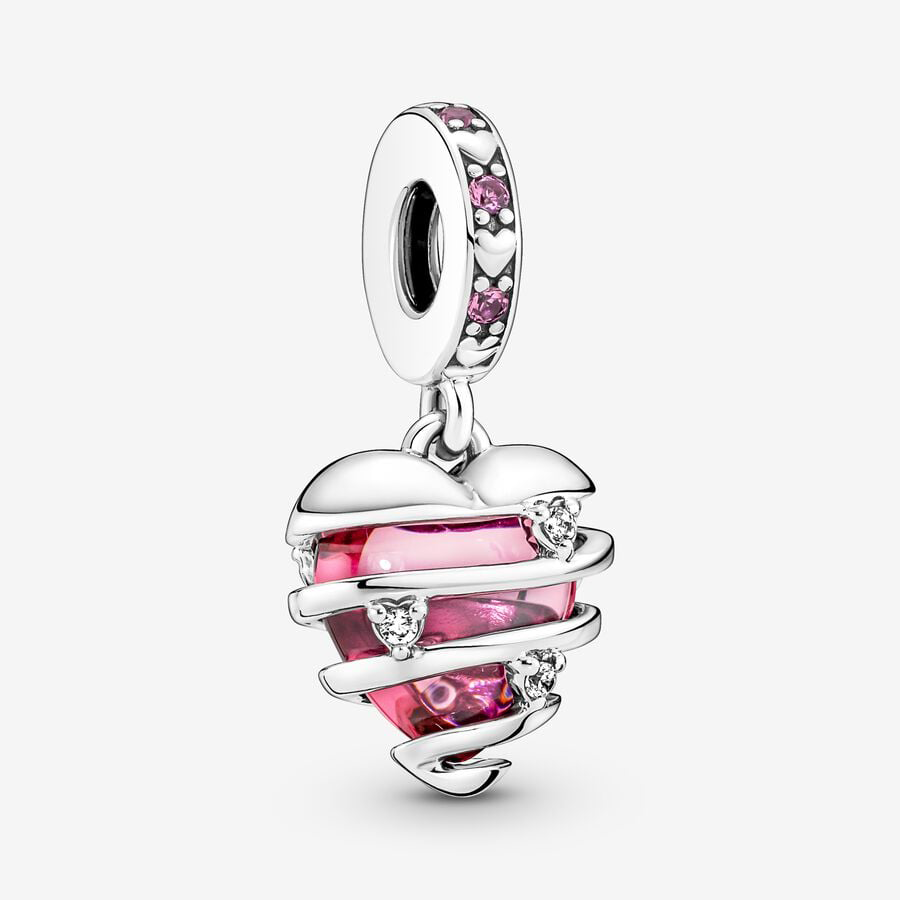 Heart Spiral Charm