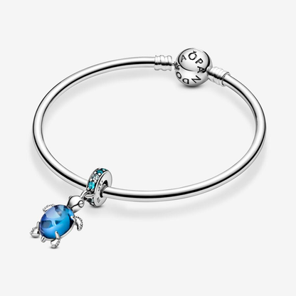 Blue Sea Turtle Charm