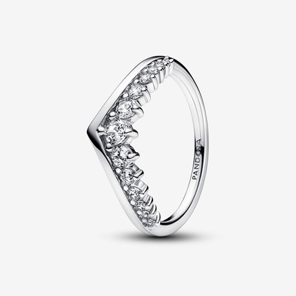 Crown Pavé Ring