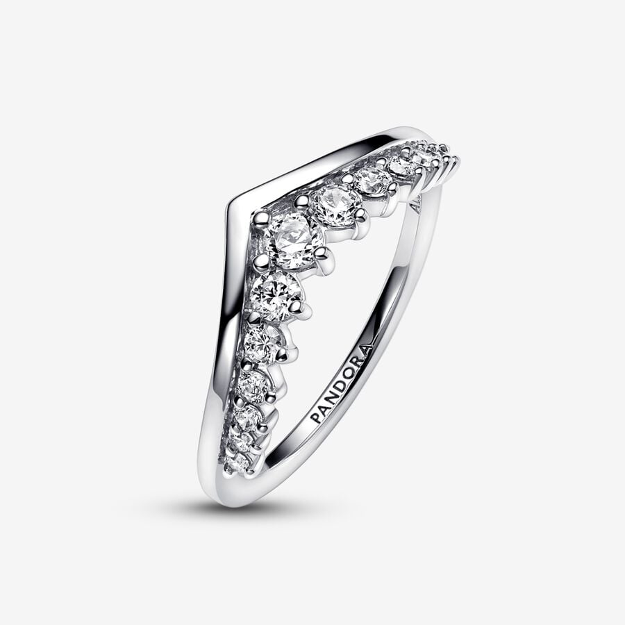 Crown Pavé Ring