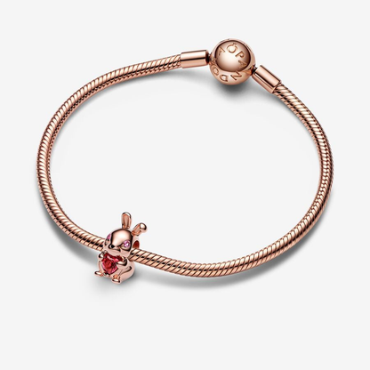 Rose Gold Rabbit Charm