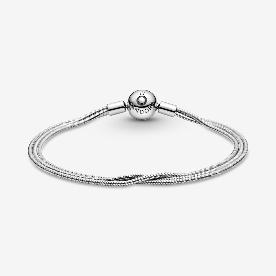 Moments Triple Snake Chain Bracelet