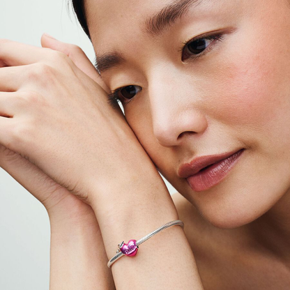 Pink 2024 Graduation Heart Charm