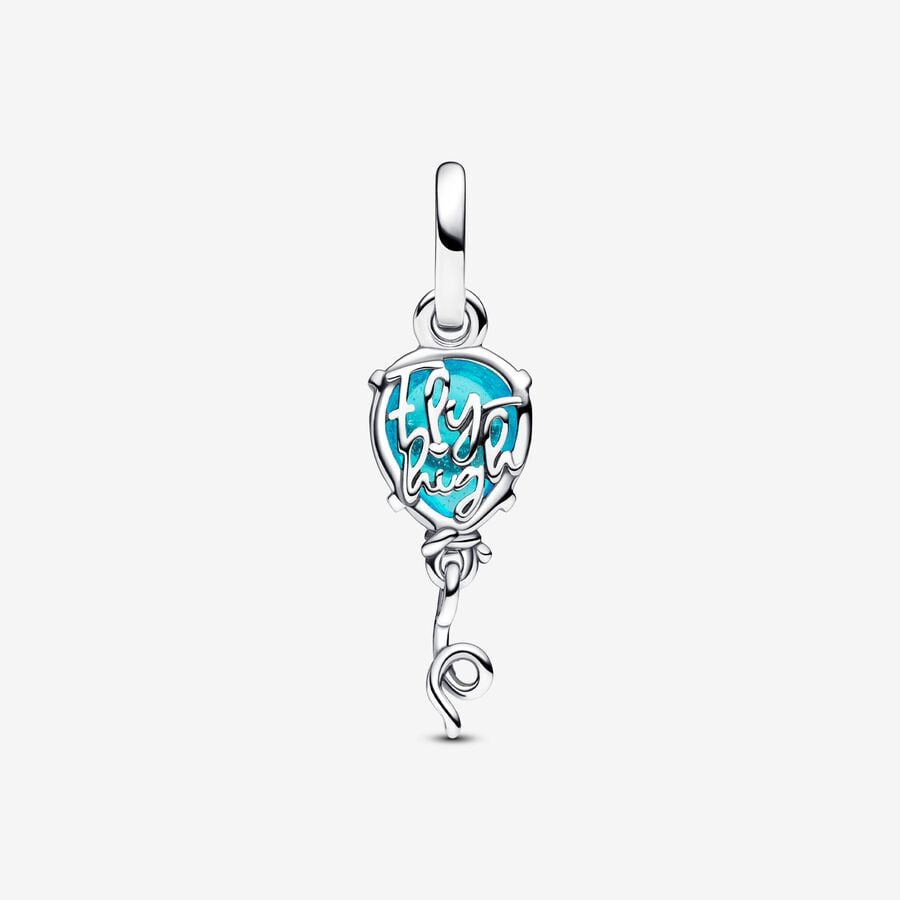 Blue Glass Balloon Charm