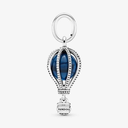 Blue Air Balloon Charm