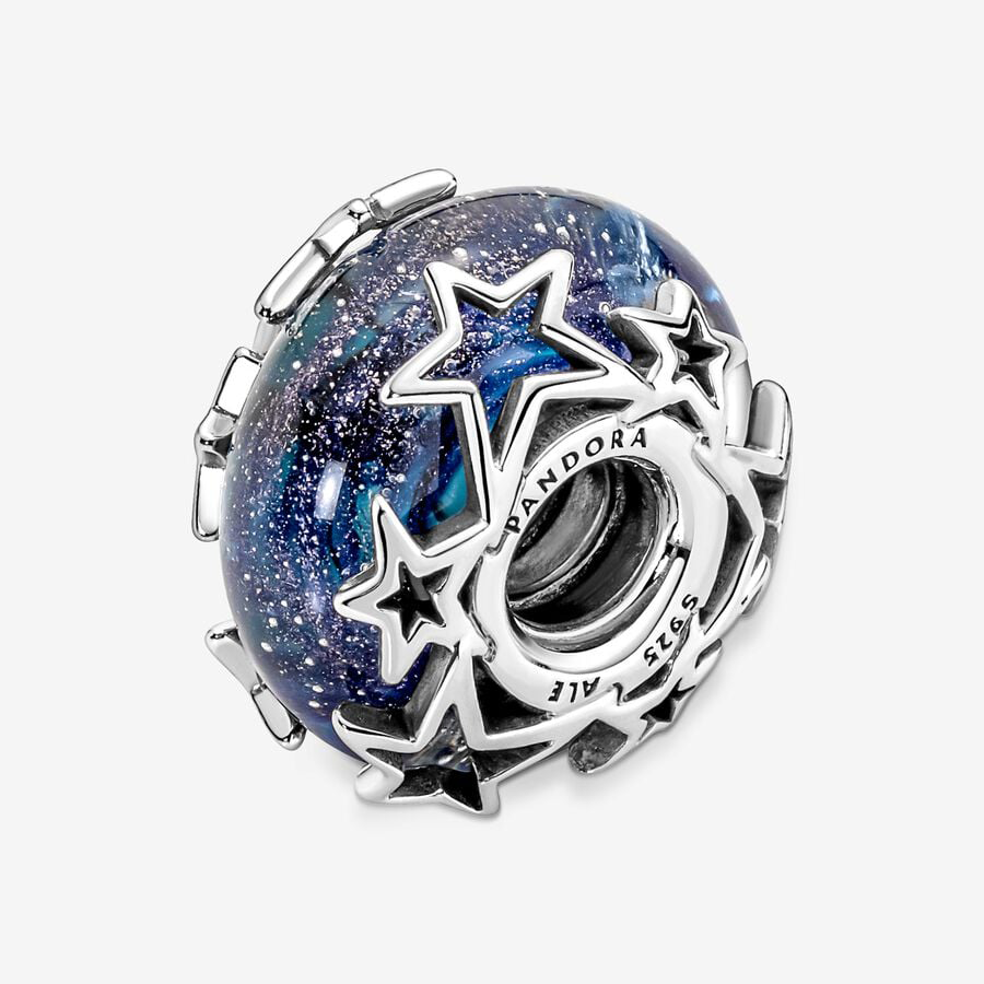 Galaxy Stars Murano Charm