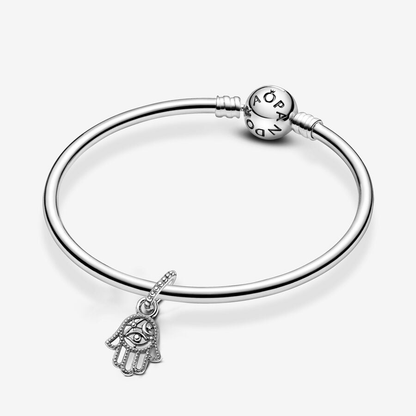 Hamsa Hand Silver Charm