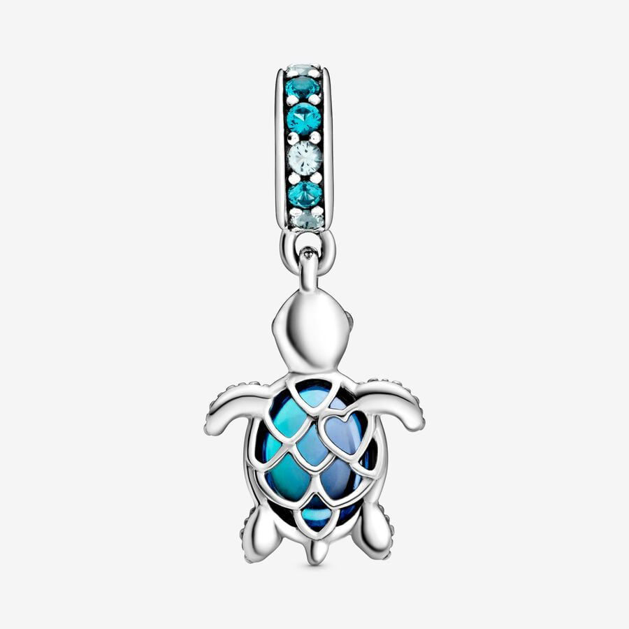 Blue Sea Turtle Charm