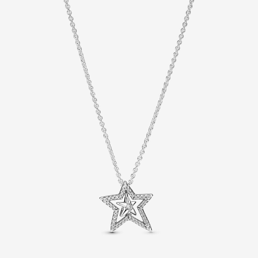 Pavé Star Necklace