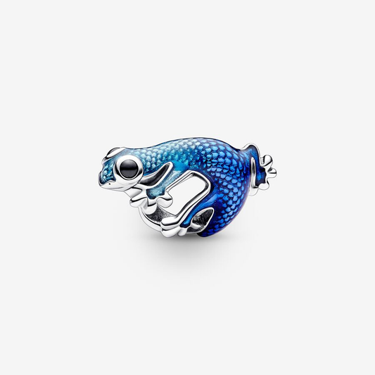 Blue Gecko Charm