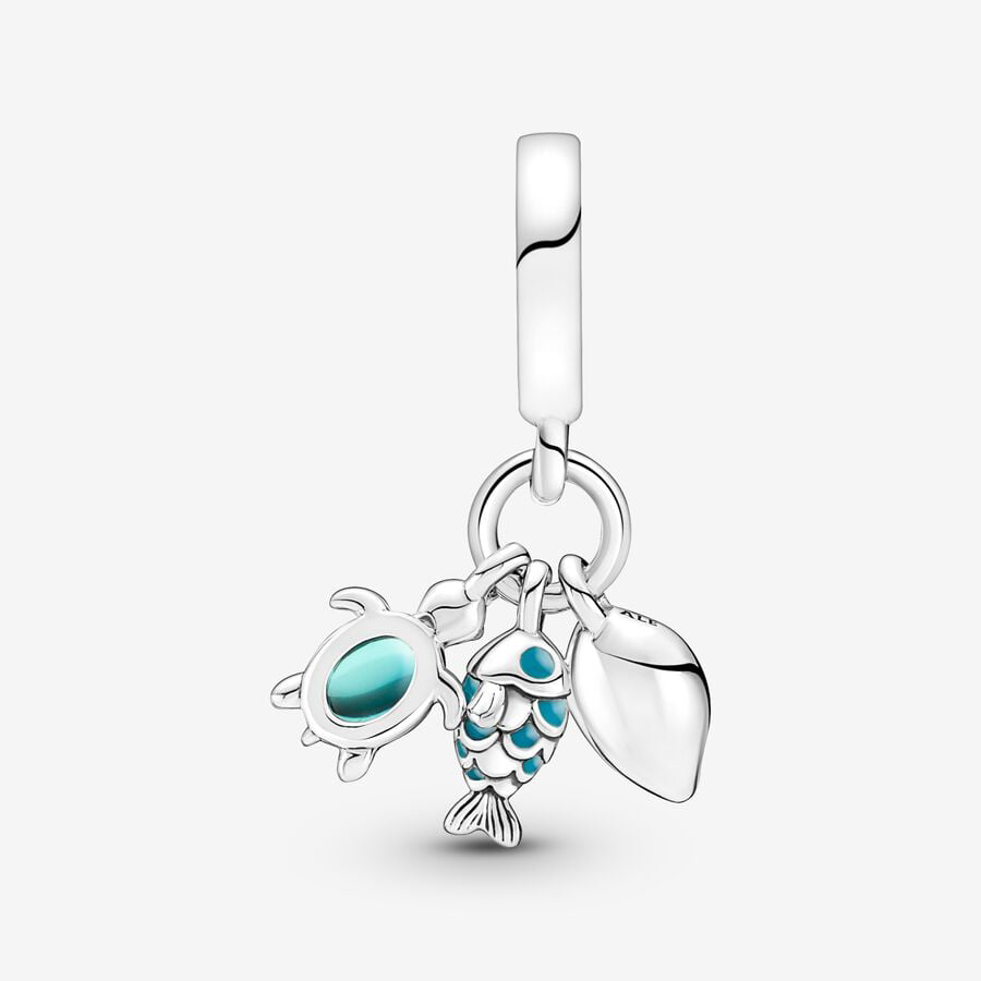 Fish & Sea Turtle Charm