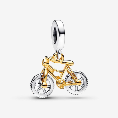 Spinning Wheels Bicycle Charm