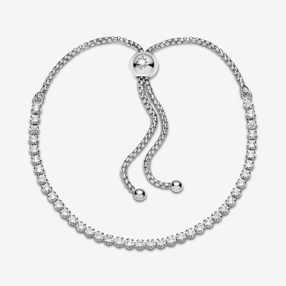 Sparkling Slider Tennis Bracelet