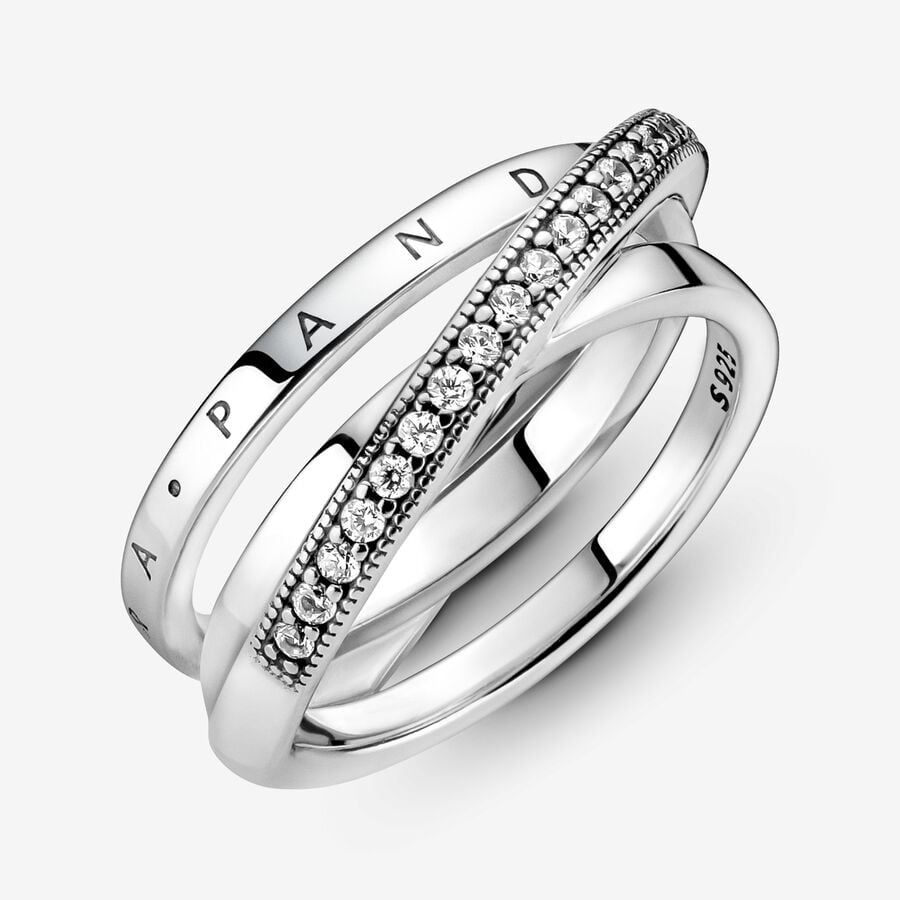 Pavé Triple Band Ring