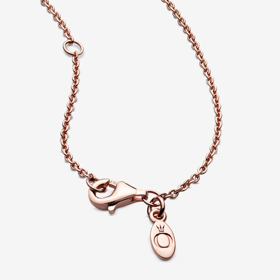 Rose Gold Cable Chain Necklace