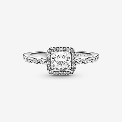 Square Sparkling Ring