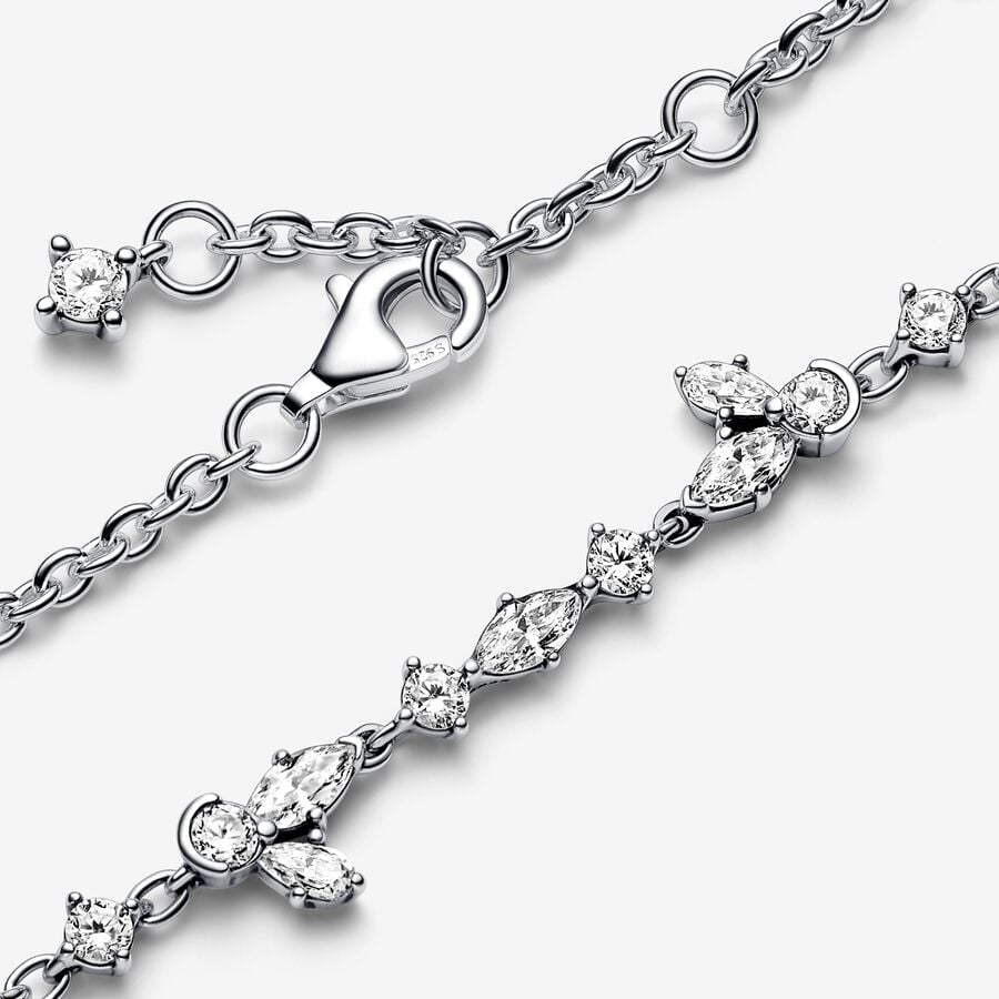 White Radiant Tennis Bracelet