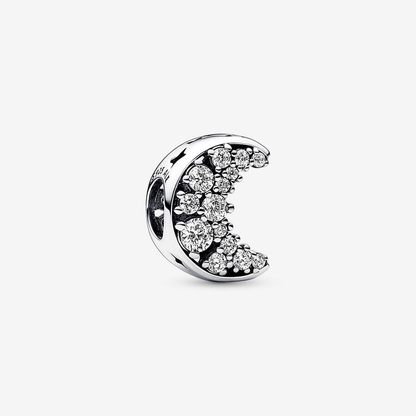 Half Moon Sparkling Charm