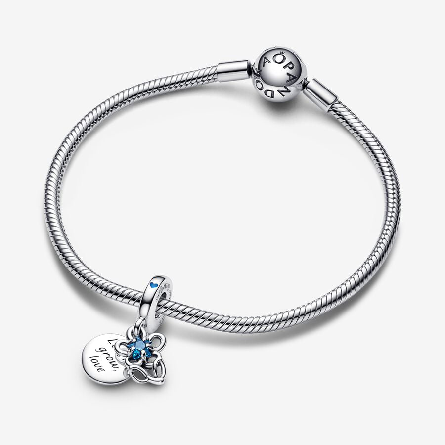 Blue Flower Charm