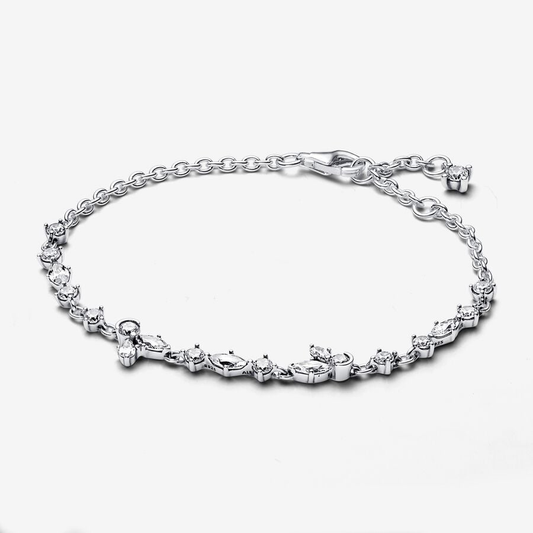 White Radiant Tennis Bracelet