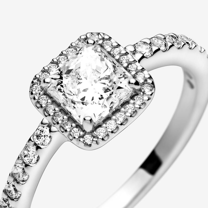 Square Sparkling Ring