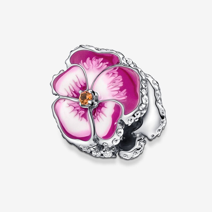 Pink Flower Charm