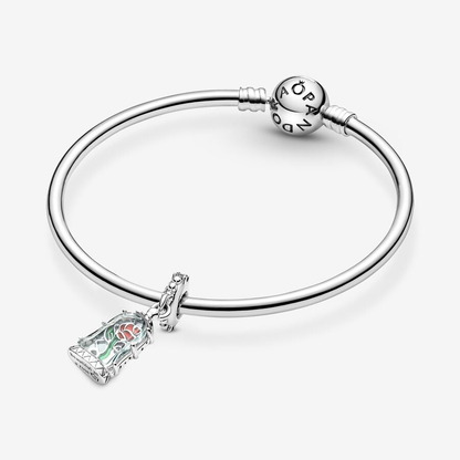 Beauty and the Beast Enchanted Rose Charm